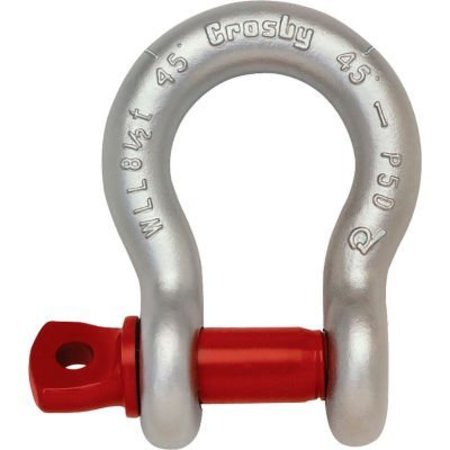 MAZZELLA Crosby G-213 Galvanized Carbon Shackle RPA 5/8", 3-1/4T WLL 1018115